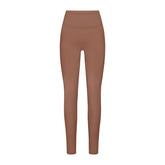 WOOL RIB HIGH-WAISTED LEGGING | SIENNA FLAT ON A WHITE BACKGROUND | FLT