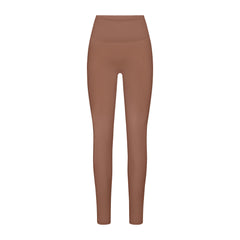 WOOL RIB HIGH-WAISTED LEGGING | SIENNA FLAT ON A WHITE BACKGROUND | FLT