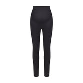 FITS EVERYBODY MATERNITY HIGH-WAISTED LEGGING | ONYX (LEGGINGS, BOTTOMS) LAYS FLAT ON A WHITE BACKGROUND | FLT
