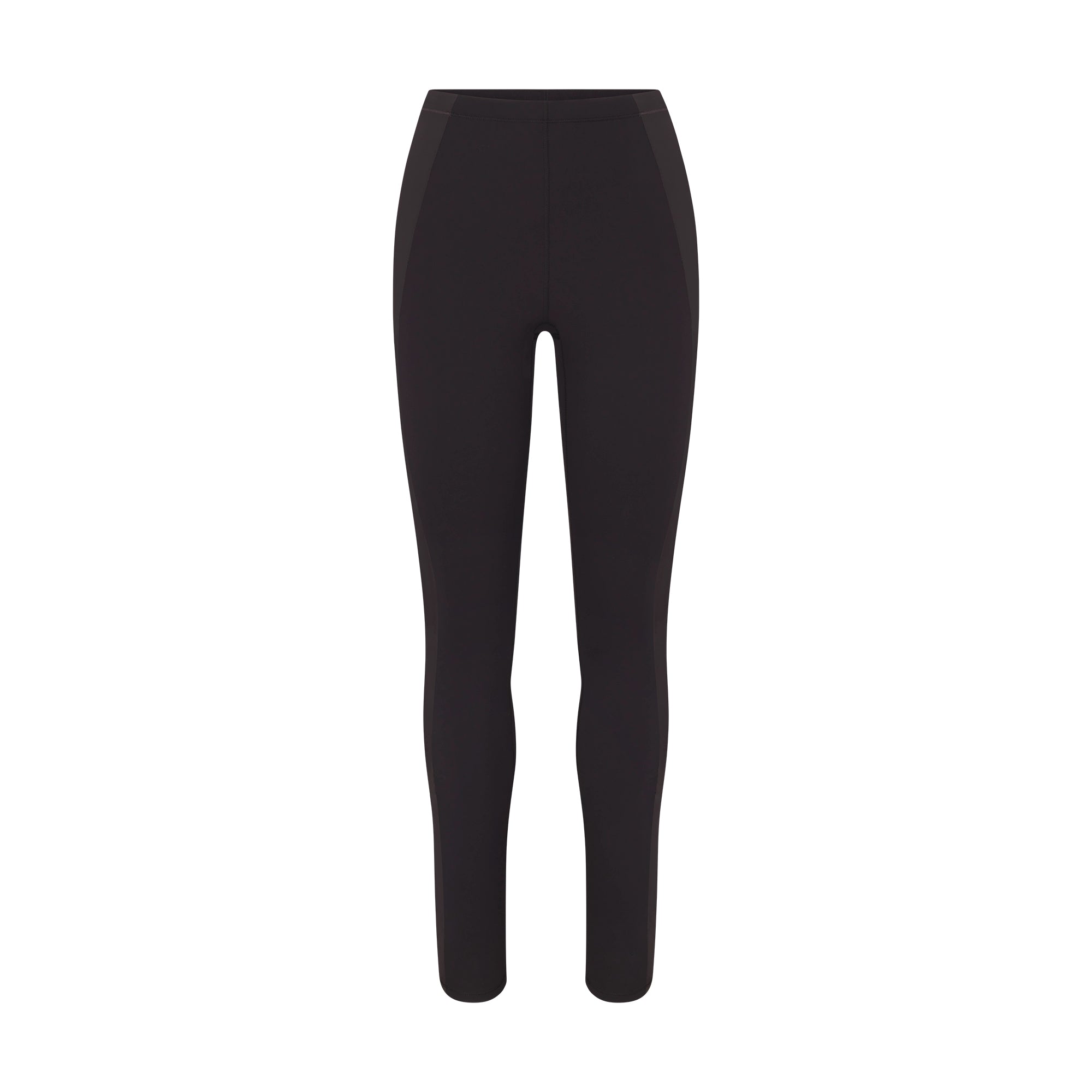 NikeSKIMS MATTE AND SHINE 26" LEGGING | OBSIDIAN/IGNEOUS FLAT ON A WHITE BACKGROUND | FLT