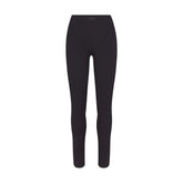NikeSKIMS MATTE V-LINE 26" LEGGING | OBSIDIAN FLAT ON A WHITE BACKGROUND | FLT