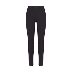 NikeSKIMS MATTE V-LINE 26" LEGGING | OBSIDIAN FLAT ON A WHITE BACKGROUND | FLT