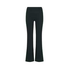 NikeSKIMS MATTE SLIM FLARE LEGGING | DARK TEAL FLAT ON A WHITE BACKGROUND | FLT