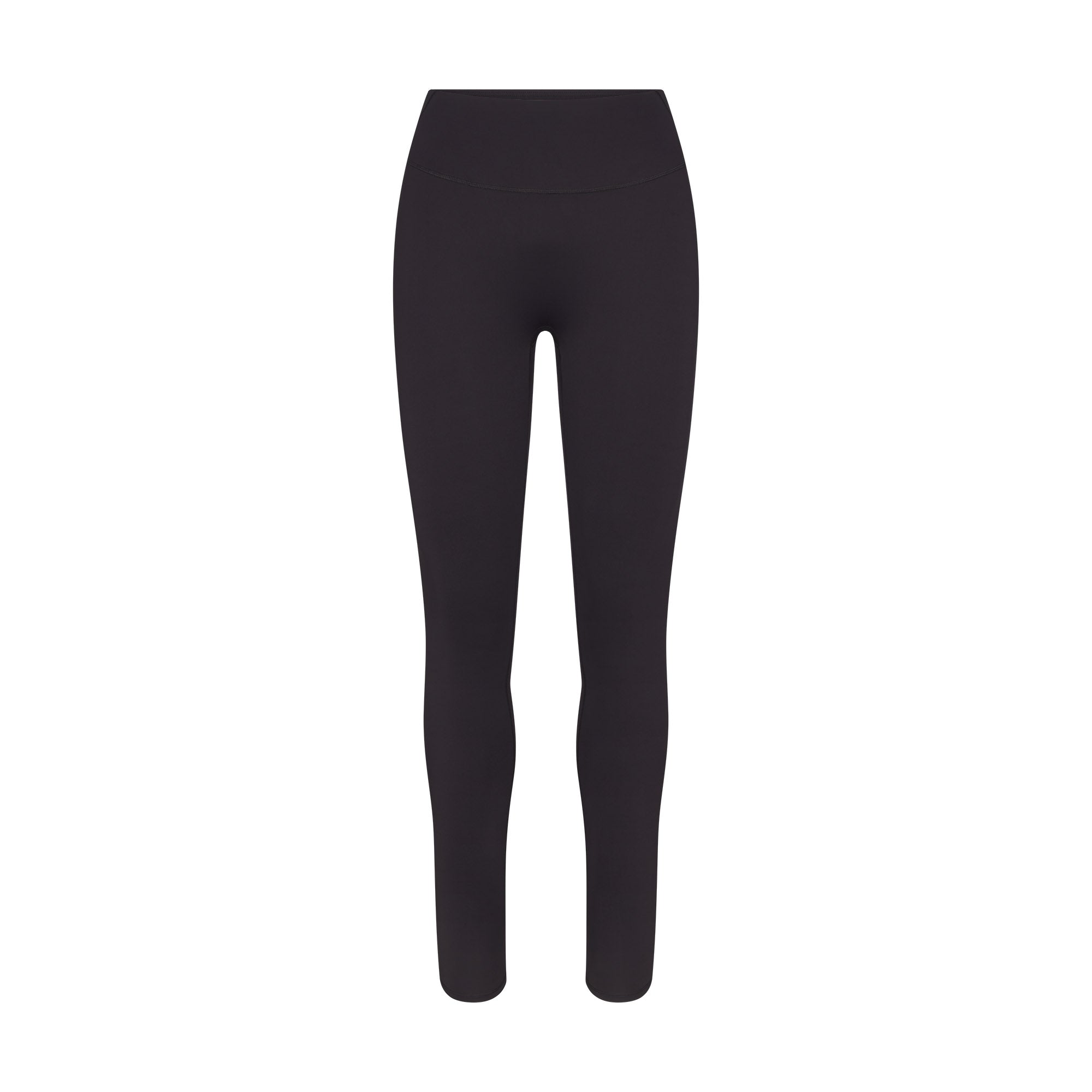 NikeSKIMS MATTE 29" LEGGING | OBSIDIAN FLAT ON A WHITE BACKGROUND | FLT