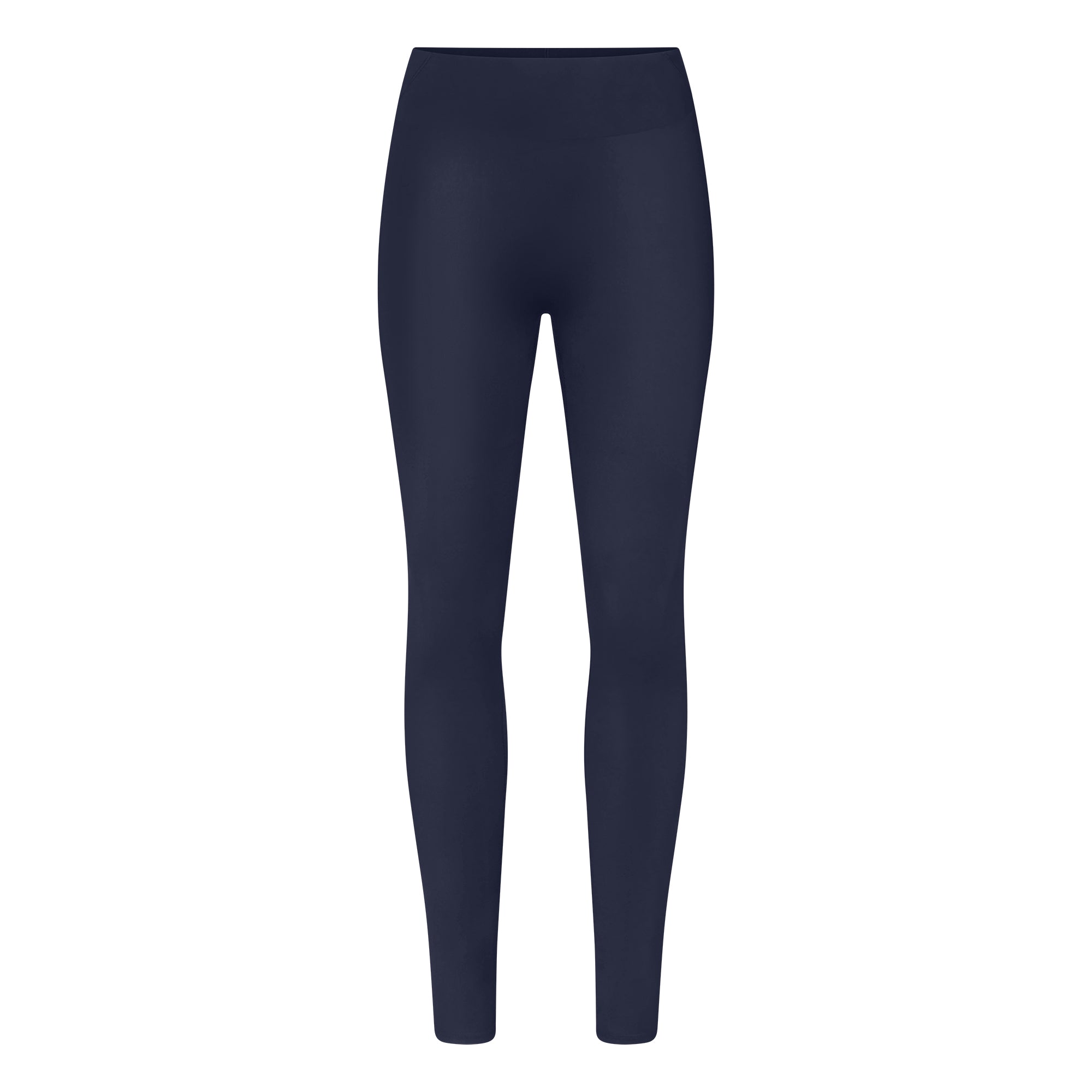 NikeSKIMS SHINE BONDED WAIST 26" LEGGING | NAVY FLAT ON A WHITE BACKGROUND | FLT