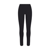 SKIMS BODY BUTT ENHANCING PADDED LEGGING | ONYX FLAT ON A WHITE BACKGROUND | FLT | FLT