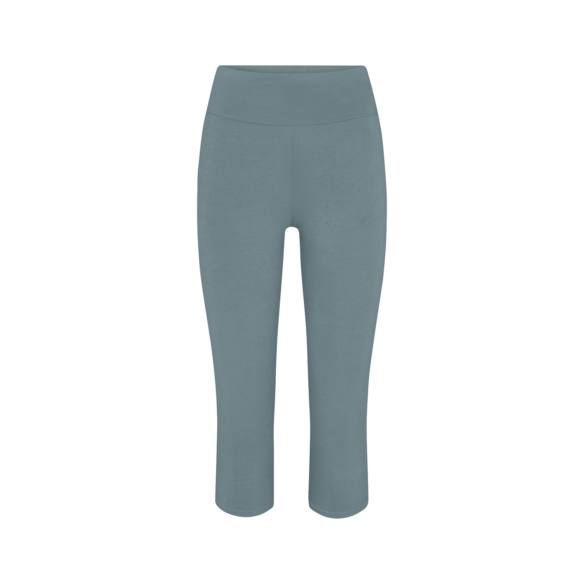 COTTON JERSEY FOLDOVER CAPRI | KYANITE FLAT ON A WHITE BACKGROUND | FLT