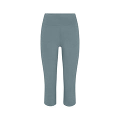 COTTON JERSEY FOLDOVER CAPRI | KYANITE FLAT ON A WHITE BACKGROUND | FLT