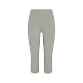 COTTON JERSEY FOLDOVER CAPRI | MINERAL FLAT ON A WHITE BACKGROUND | FLT