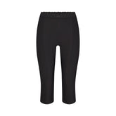 SKIMS BODY HIGH-WAISTED CAPRI | ONYX FLAT ON A WHITE BACKGROUND | FLT