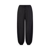 VOILE SLEEP BALLOON PANT | ONYX FLAT ON A WHITE BACKGROUND | FLT