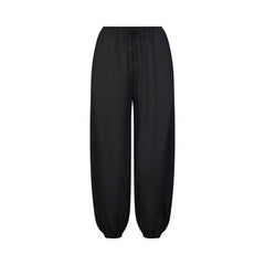 VOILE SLEEP BALLOON PANT | ONYX FLAT ON A WHITE BACKGROUND | FLT