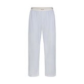 COTTON POPLIN MENS LOGO BAND SLEEP PANT | PLATINUM DOUBLE STRIPE FLAT ON A WHITE BACKGROUND | FLT