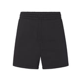 FLEECE LOUNGE MENS RELAXED SHORT | WASHED ONYX (MENS SHORTS, MENS BOTTOMS) LAYS FLAT ON A WHITE BACKGROUND | FLT