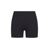 NikeSKIMS MATTE 3" SHORT | OBSIDIAN FLAT ON A WHITE BACKGROUND | FLT