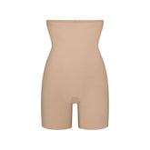 COOL SHAPEWEAR HIGH-WAISTED SHORT | CLAY FLAT ON A WHITE BACKGROUND | FLT