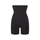 COOL SHAPEWEAR HIGH-WAISTED SHORT | ONYX FLAT ON A WHITE BACKGROUND | FLT