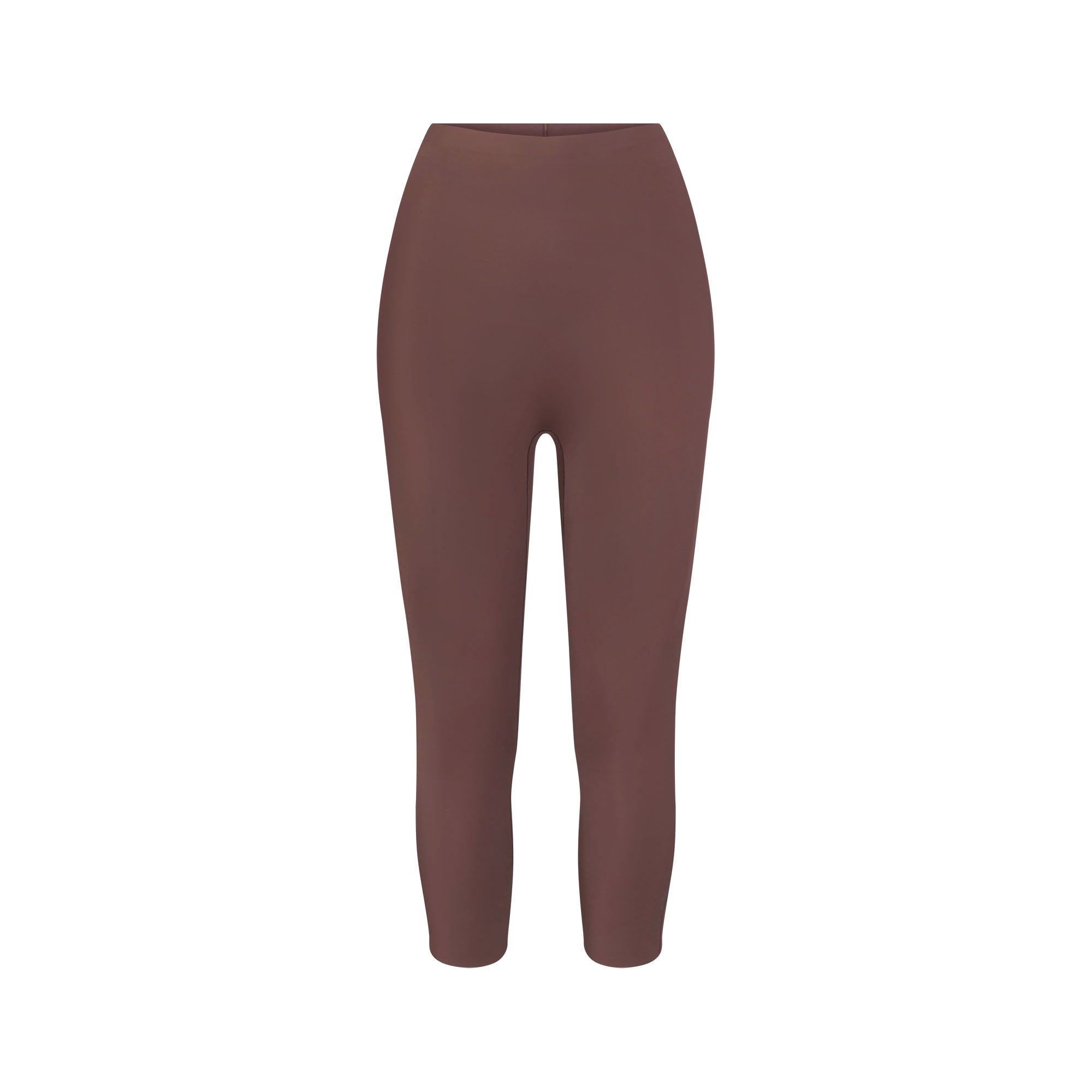 COOL SHAPEWEAR CAPRI | COCOA FLAT ON A WHITE BACKGROUND | FLT