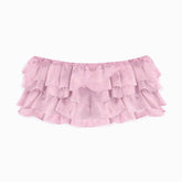 STRETCH SATIN MICRO SKIRT | HALITE LAYS FLAT ON A WHITE BACKGROUND | FLT