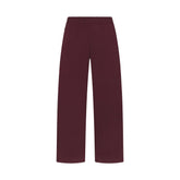 NikeSKIMS MATTE TRICOT SIDE SNAPS PANT | CURRANT FLAT ON A WHITE BACKGROUND | FLT
