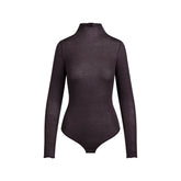 SHEER MODAL LONG SLEEVE TURTLENECK BODYSUIT | PHOENIX FLAT ON A WHITE BACKGROUND | FLT