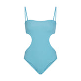 COTTON RIB CUT OUT BODYSUIT | WATER LAYS FLAT ON A WHITE BACKGROUND | FLT