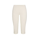 REFINED KNIT CAPRI | EGRET FLAT ON A WHITE BACKGROUND | FLT