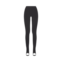 OUTDOOR STIRRUP LEGGING | WASHED ONYX FLAT ON A WHITE BACKGROUND | FLT