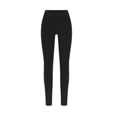 OUTDOOR HIGH-WAISTED LEGGING | ONYX FLAT ON A WHITE BACKGROUND | FLT