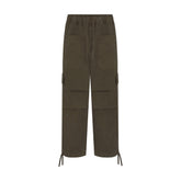 WOVEN MENS CARGO PANT | JUNGLE & LAYS FLAT ON A WHITE BACKGROUND | FLT
