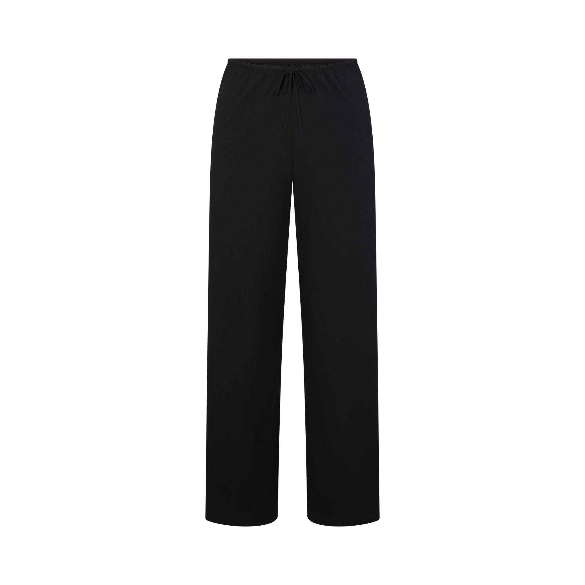 COTTON POPLIN PANT | ONYX FLAT ON A WHITE BACKGROUND | FLT
