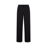 COTTON POPLIN PANT | ONYX FLAT ON A WHITE BACKGROUND | FLT