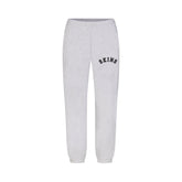 COTTON FLEECE JOGGER | LIGHT HEATHER GREY WITH ONYX LOGO FLAT ON A WHITE BACKGROUND | FLT