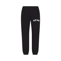 COTTON FLEECE CLASSIC JOGGER | ONYX SNOW ARCHED SKIMS LOGO & LAYS FLAT ON A WHITE BACKGROUND | FLT