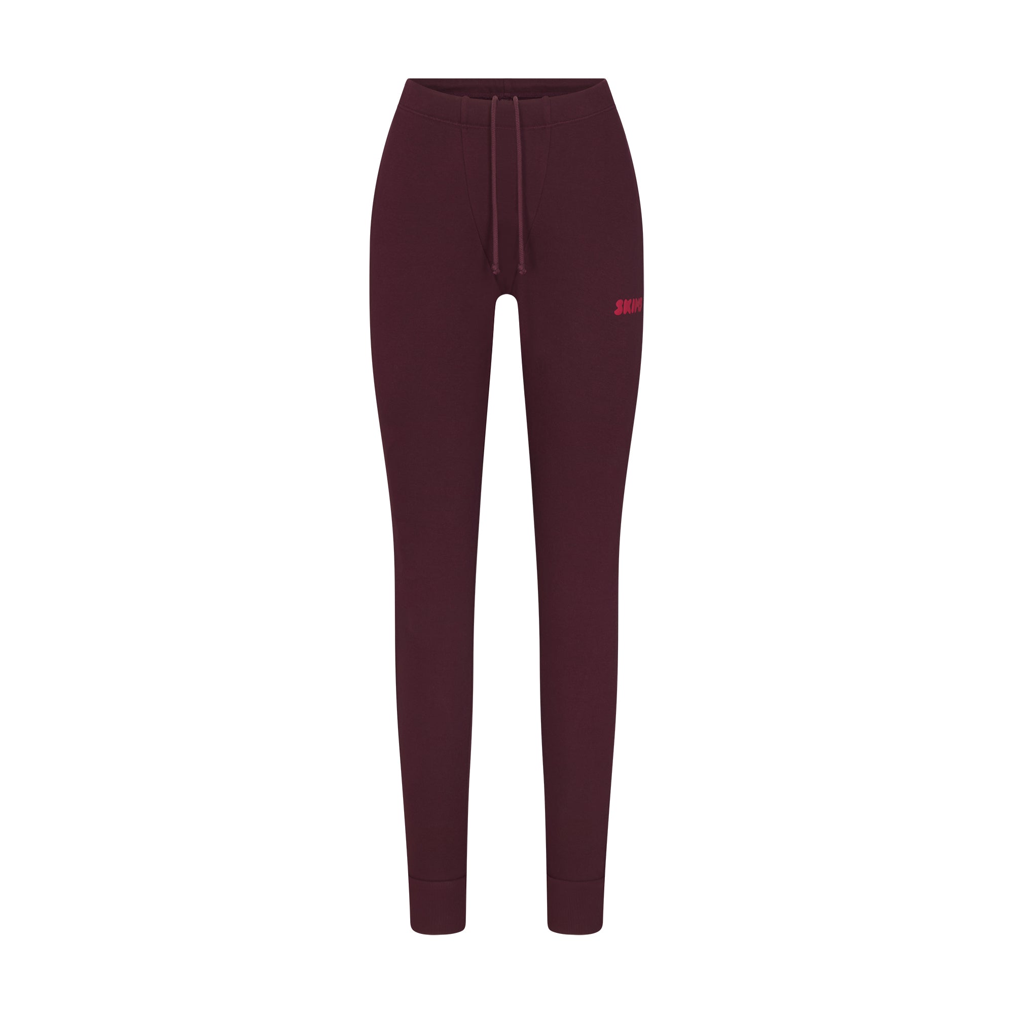 COTTON FLEECE LEGGING | CURRANT FLAT ON A WHITE BACKGROUND | FLT