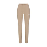 COTTON FLEECE LEGGING | LATTE FLAT ON A WHITE BACKGROUND | FLT