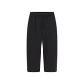 FLEECE LOUNGE MENS RELAXED LONG SHORT | WASHED ONYX FLAT ON A WHITE BACKGROUND | FLT