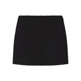 THE ESSENTIAL COLLECTION MINI SKORT | OBSIDIAN FLAT ON A WHITE BACKGROUND | FLT