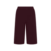 COTTON FLEECE LONG SHORT | CURRANT & LAYS FLAT ON A WHITE BACKGROUND | FLT