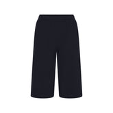 COTTON FLEECE LONG SHORT | NAVY & LAYS FLAT ON A WHITE BACKGROUND | FLT