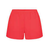 COTTON FLEECE CLASSIC SHORT | WASHED RED FLAT ON A WHITE BACKGROUND | FLT