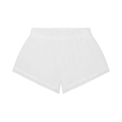 COTTON POPLIN SHORT | SNOW FLAT ON A WHITE BACKGROUND | FLT