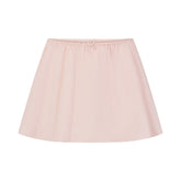 COTTON POPLIN MINI SKIRT | DUSTY PINK FLAT ON A WHITE BACKGROUND | FLT