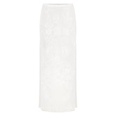 LACE COVER-UPS LONG SKIRT | SNOW FLAT ON A WHITE BACKGROUND | FLT