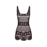 CROCHET COVER-UPS TANK DRESS | PHOENIX FLAT ON A WHITE BACKGROUND | FLT