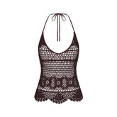 CROCHET COVER-UPS CAMI | PHOENIX FLAT ON A WHITE BACKGROUND | FLT