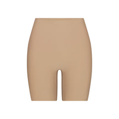 SKIMS BODY BUTT ENHANCING PADDED SHORT | CLAY FLAT ON A WHITE BACKGROUND | FLT | FLT