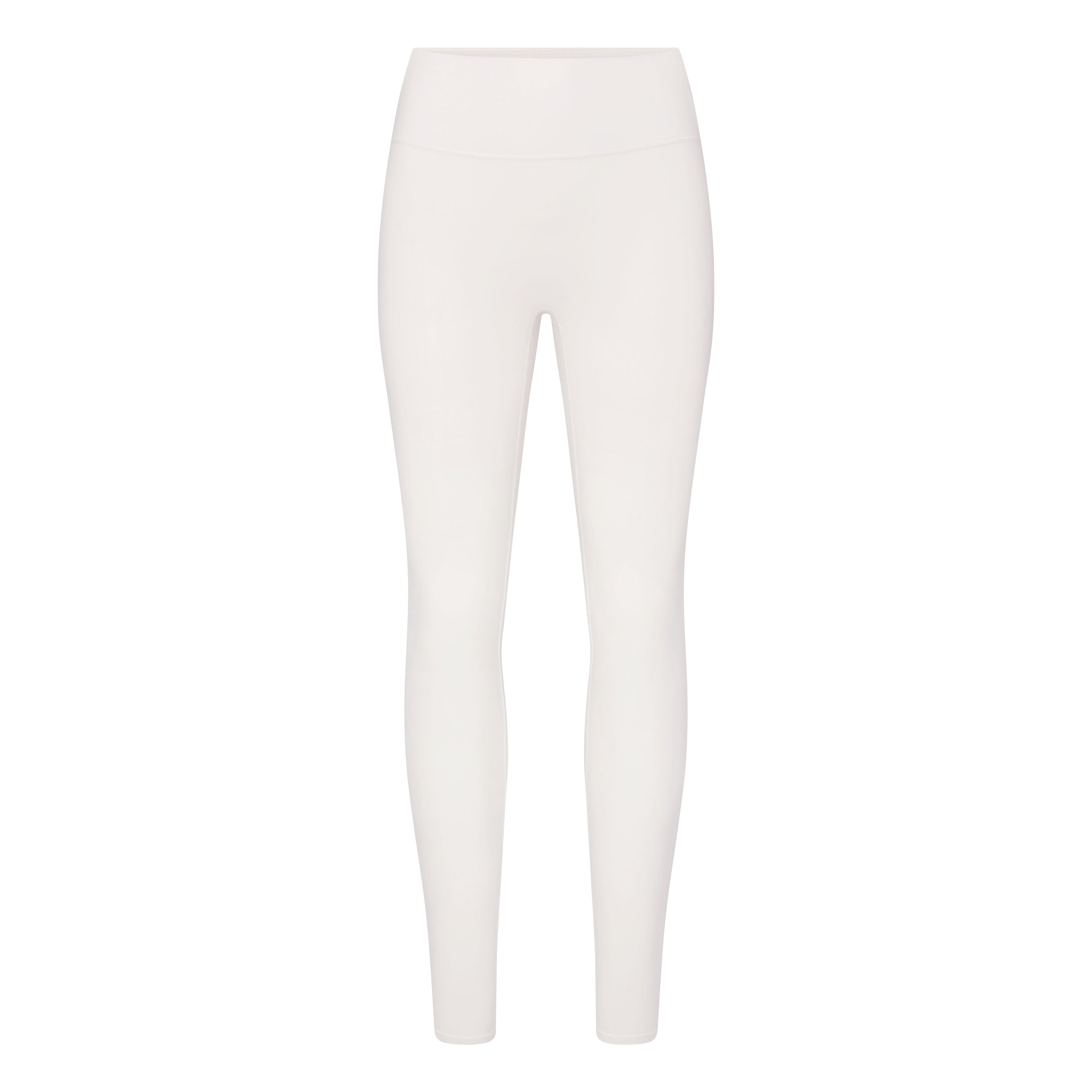 NikeSKIMS MATTE 26" LEGGING | IVORY LAYS FLAT ON A WHITE BACKGROUND | FLT