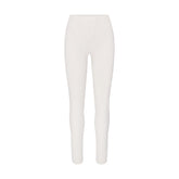 NikeSKIMS MATTE HIGH WAIST CORSET 26" LEGGING | IVORY LAYS FLAT ON A WHITE BACKGROUND | FLT