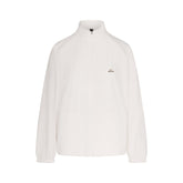 NikeSKIMS STRETCH NYLON OVERSIZED JACKET | IVORY LAYS FLAT ON A WHITE BACKGROUND | FLT